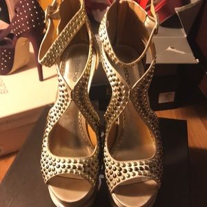 Studded Bebe Heels
